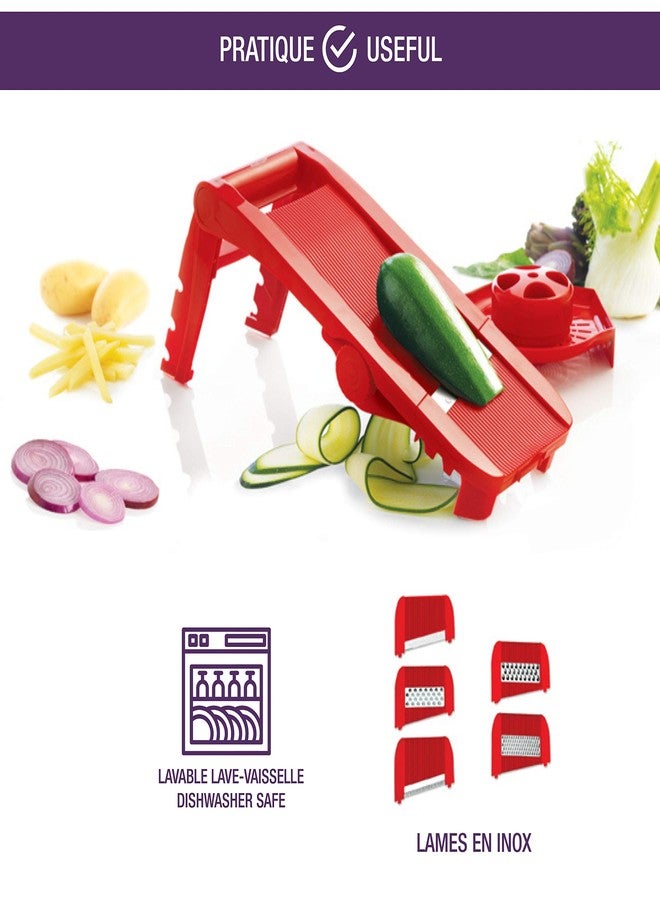 ماستراد قطاعة ماندولين متعددة الاستخدامات من ماستراد (أحمر) - Image 3